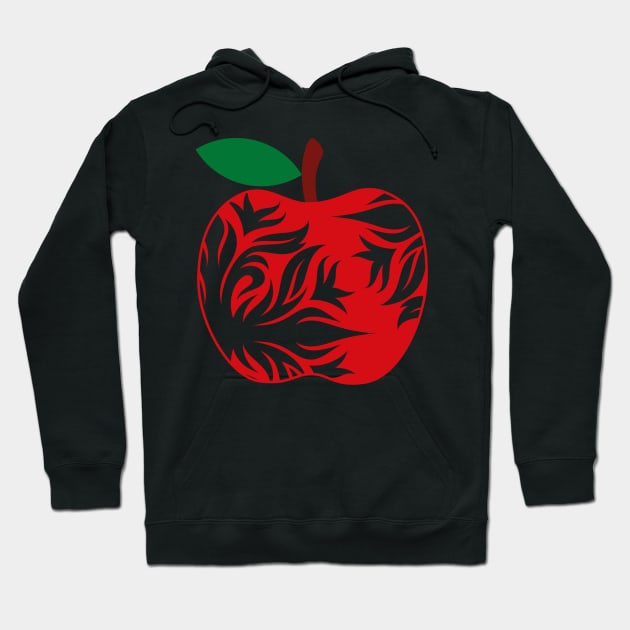 Fruits Apple Art Hoodie by Hashop